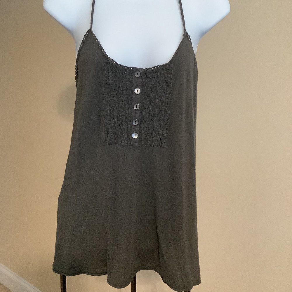 aerie Dark Grey Top-Size S
